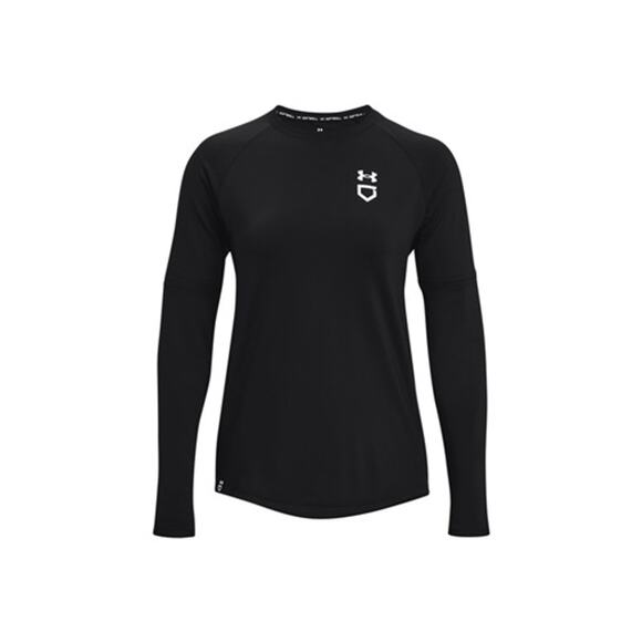 Under Armour Tops - Under Armour Women's Size XL Black Fastpitch Softball Crew Pullover